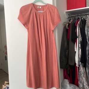 Uniqlo pretty pink loose fitted dress